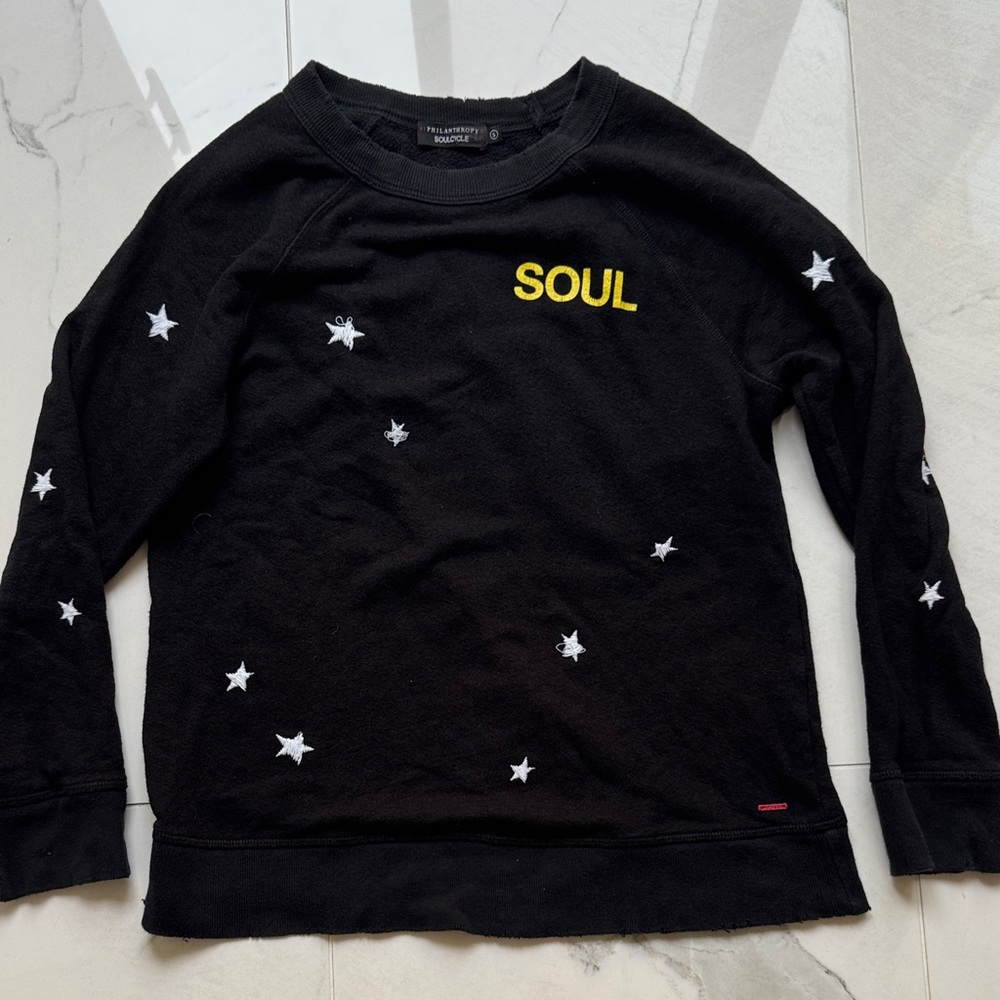 Philanthropy x Soul Cycle star sweatshirt